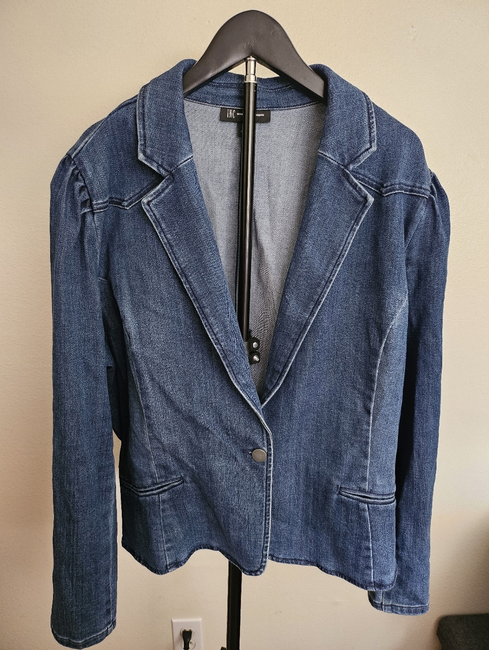 INC International Concepts Dark Blue Blazer